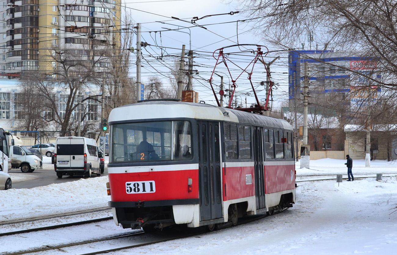 Волгоград, Tatra T3SU № 5811