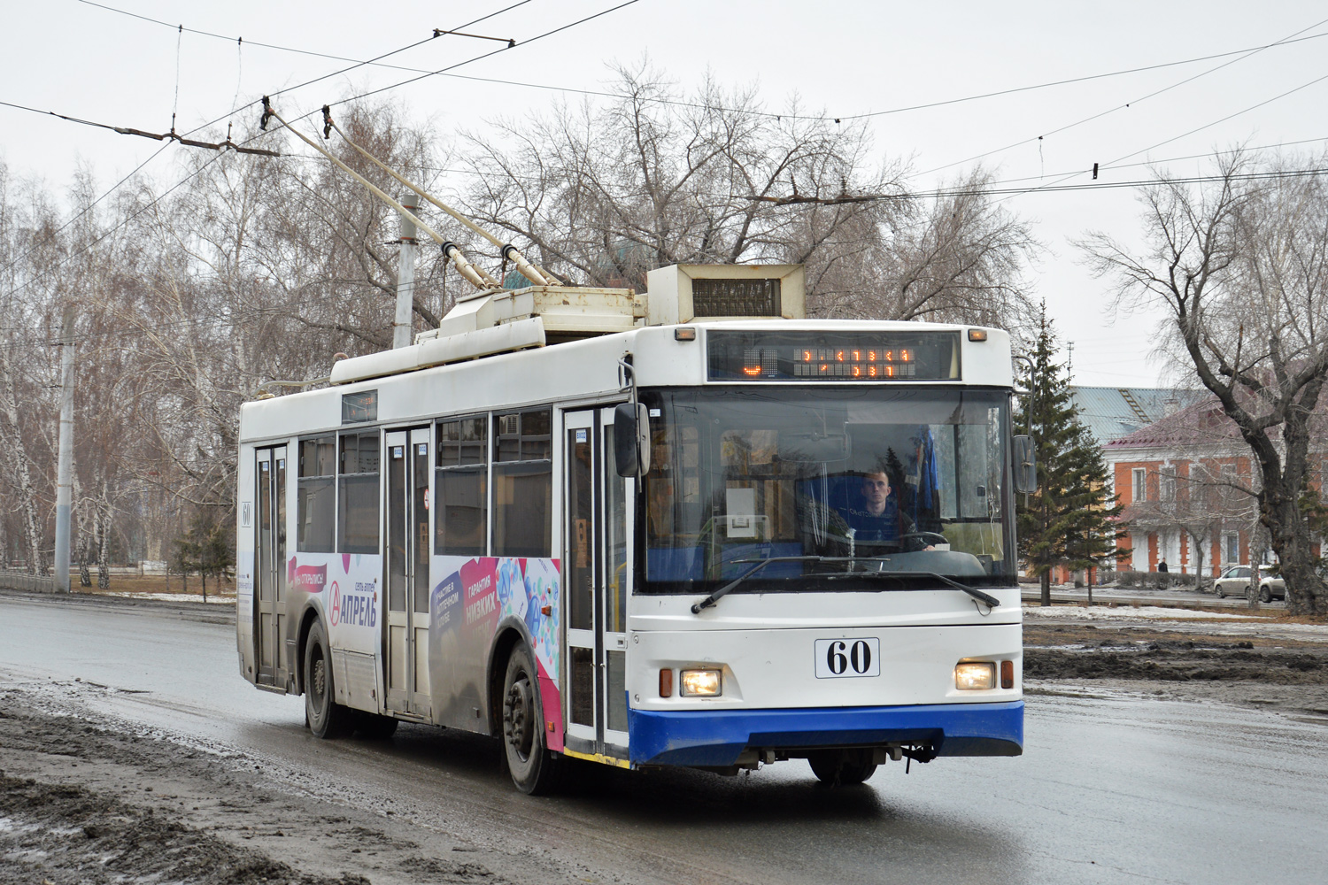 Omsk, Trolza-5275.03 “Optima” Br. 60 Omsk, Trolza-5275.03 “Optima” Br. 60