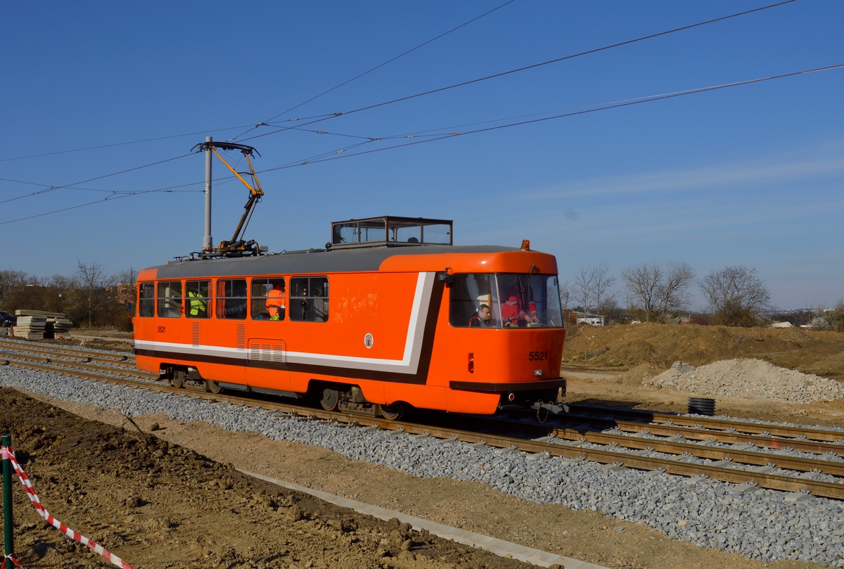 Прага, Tatra T3 № 5521