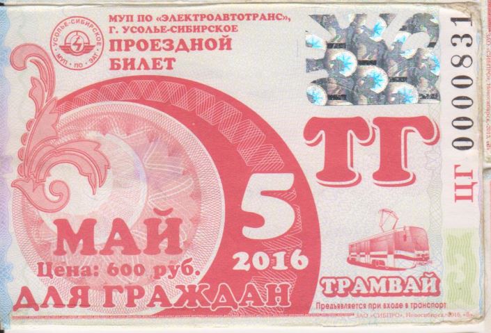 Усолье-Сибирское — Проездные документы