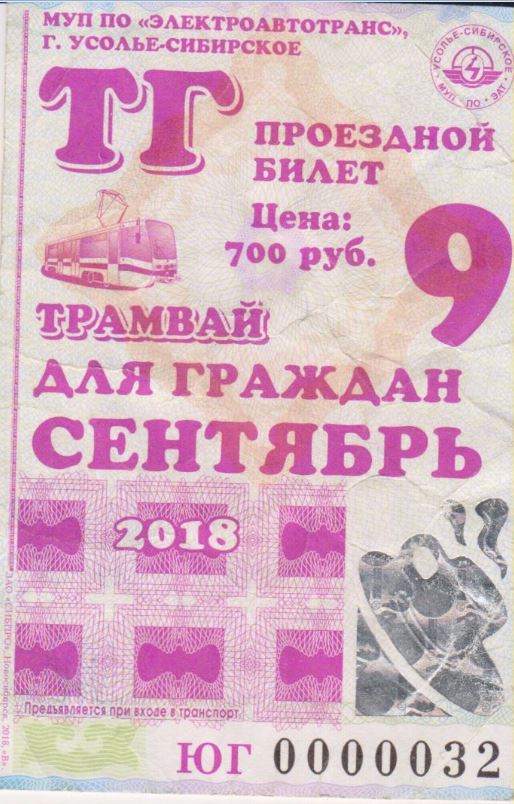 Усолье-Сибирское — Проездные документы