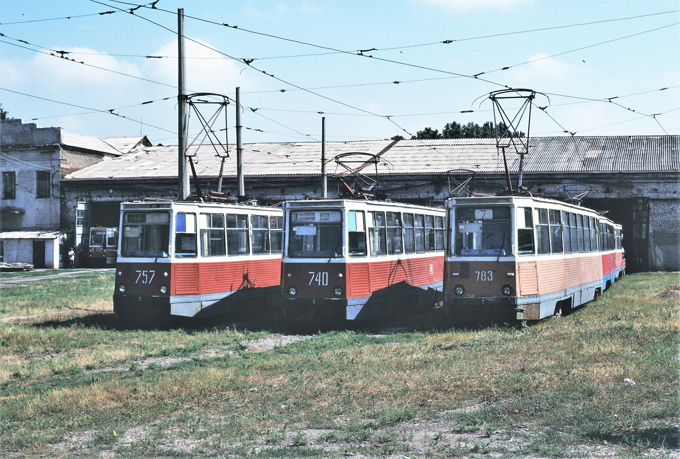 Мариуполь, 71-605 (КТМ-5М3) № 757; Мариуполь, 71-605 (КТМ-5М3) № 740; Мариуполь, 71-605 (КТМ-5М3) № 783