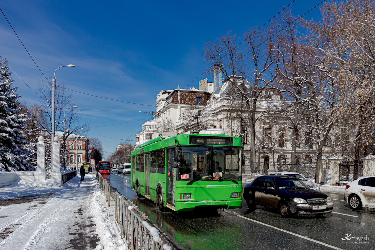Казань, Тролза-5275.03 «Оптима» № 2332 Казань, Тролза-5275.03 «Оптима» № 2332
