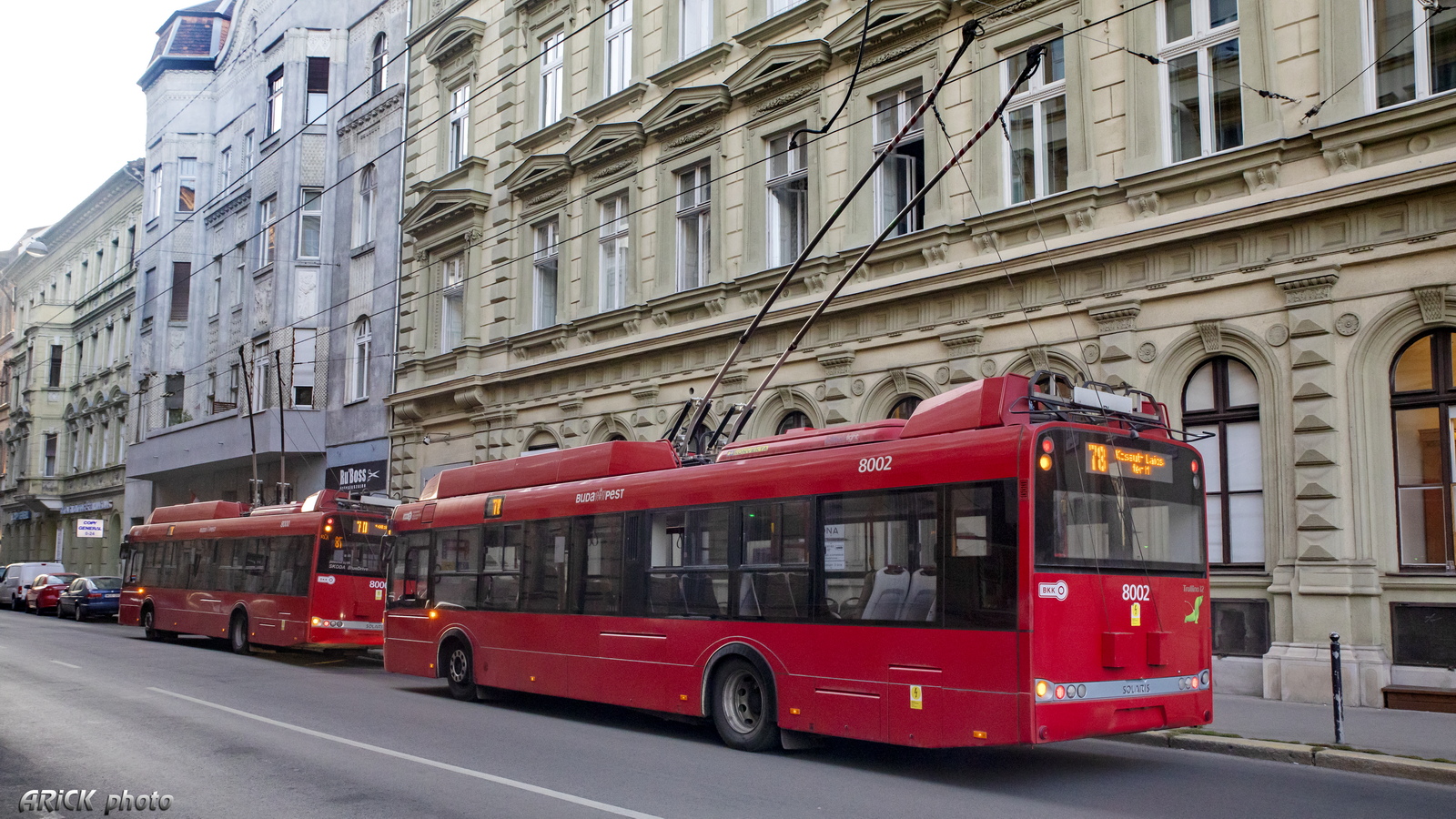 Budapešta, Solaris Trollino III 12 Škoda № 8002