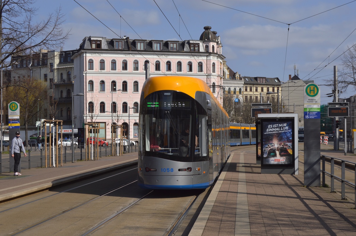 Лейпциг, Solaris Tramino Leipzig (NGT10) № 1058