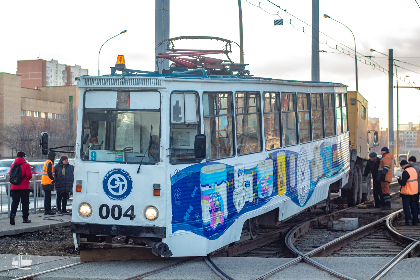 Набережные Челны, 71-605 (КТМ-5М3) № 004; Набережные Челны — Происшествия