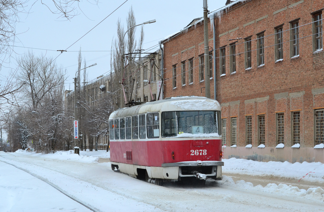 Volgograd, Tatra T3SU (2-door) č. 2678