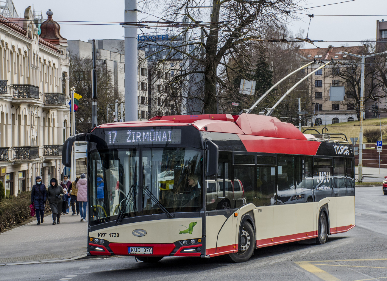 Vilnius, Solaris Trollino IV 12 Škoda № 1730