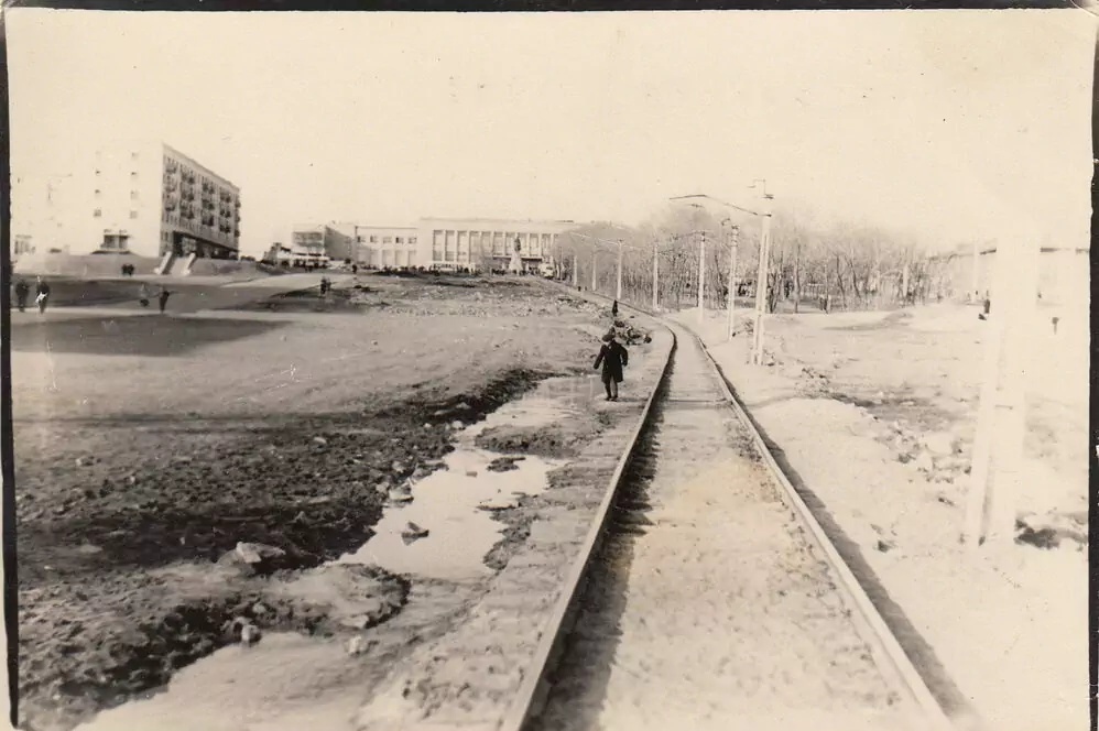 Khabarovsk — Old photos; Khabarovsk — tram line
