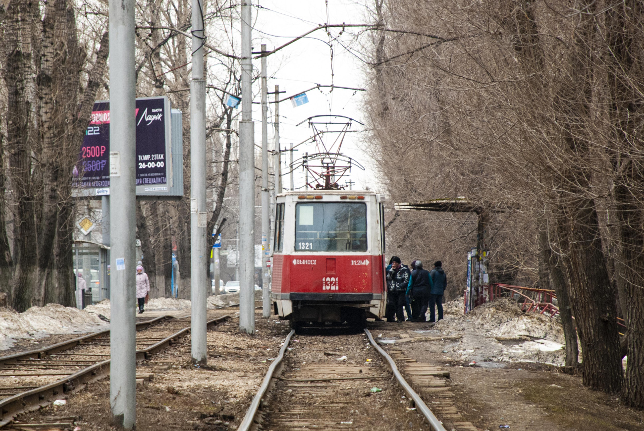 Саратов, 71-605 (КТМ-5М3) № 1321; Саратов — Трамвайные линии Саратов, 71-605 (КТМ-5М3) № 1321; Саратов — Трамвайные линии