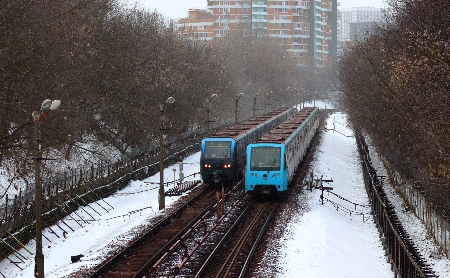 Москва, 81-740.4 «Русич» № 0254; Москва — Метрополитен — [3] Арбатско-Покровская линия; Москва — Метрополитен — Подвижной состав — 81-740/741 «Русич» и модификации