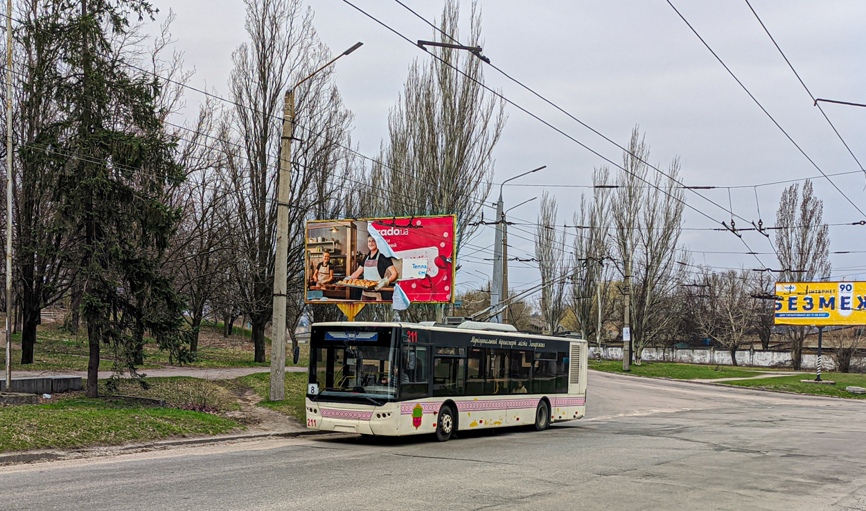 Запорожье, ЛАЗ E183D1 № 211