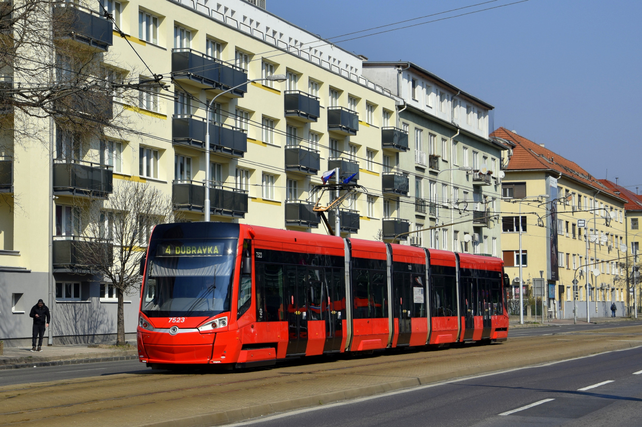 Братислава, Škoda 30T ForCity Plus № 7523