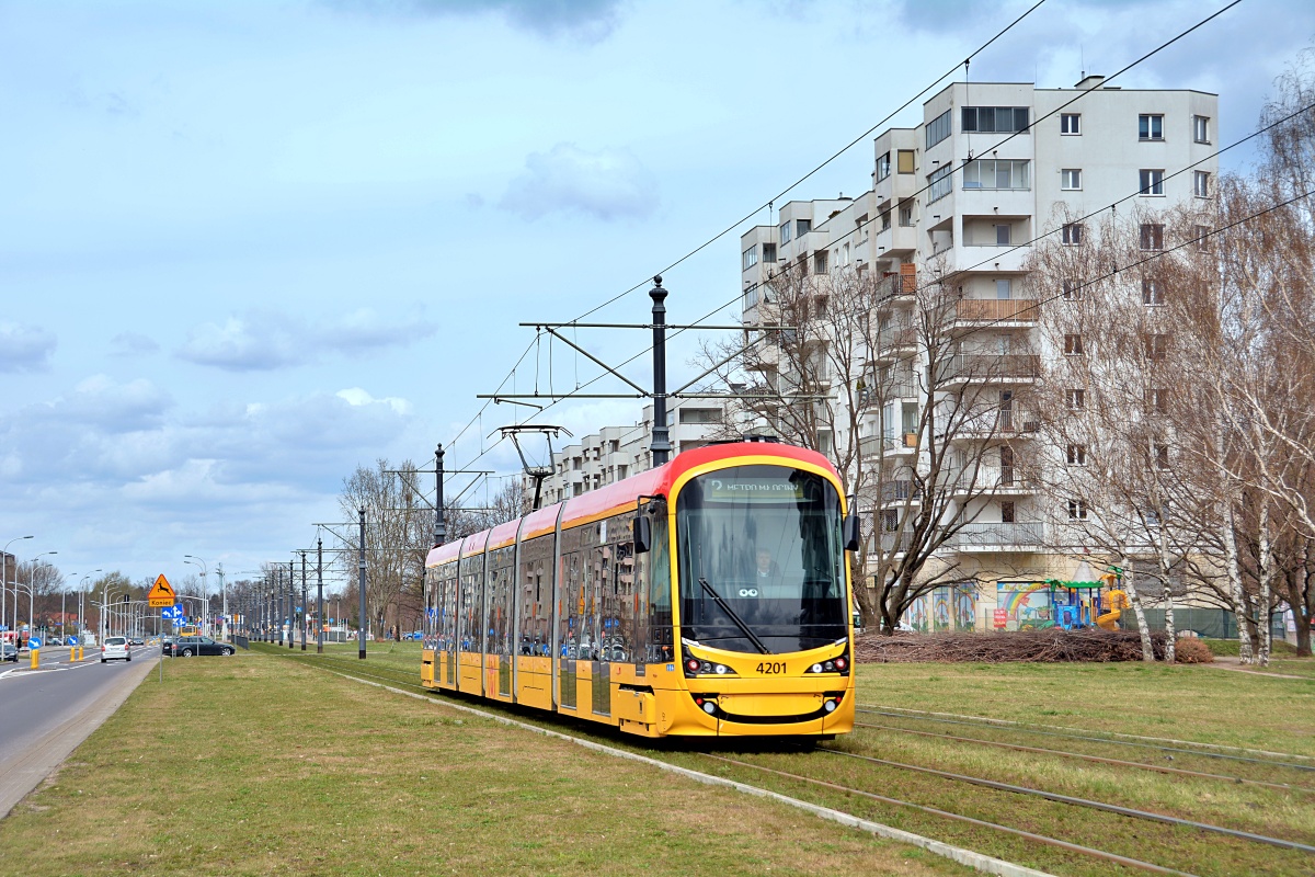 Варшава, Hyundai Rotem 140N № 4201