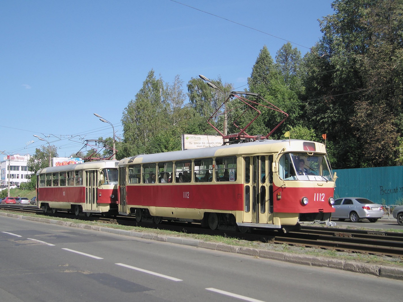 Ижевск, Tatra T3SU (двухдверная) № 1112