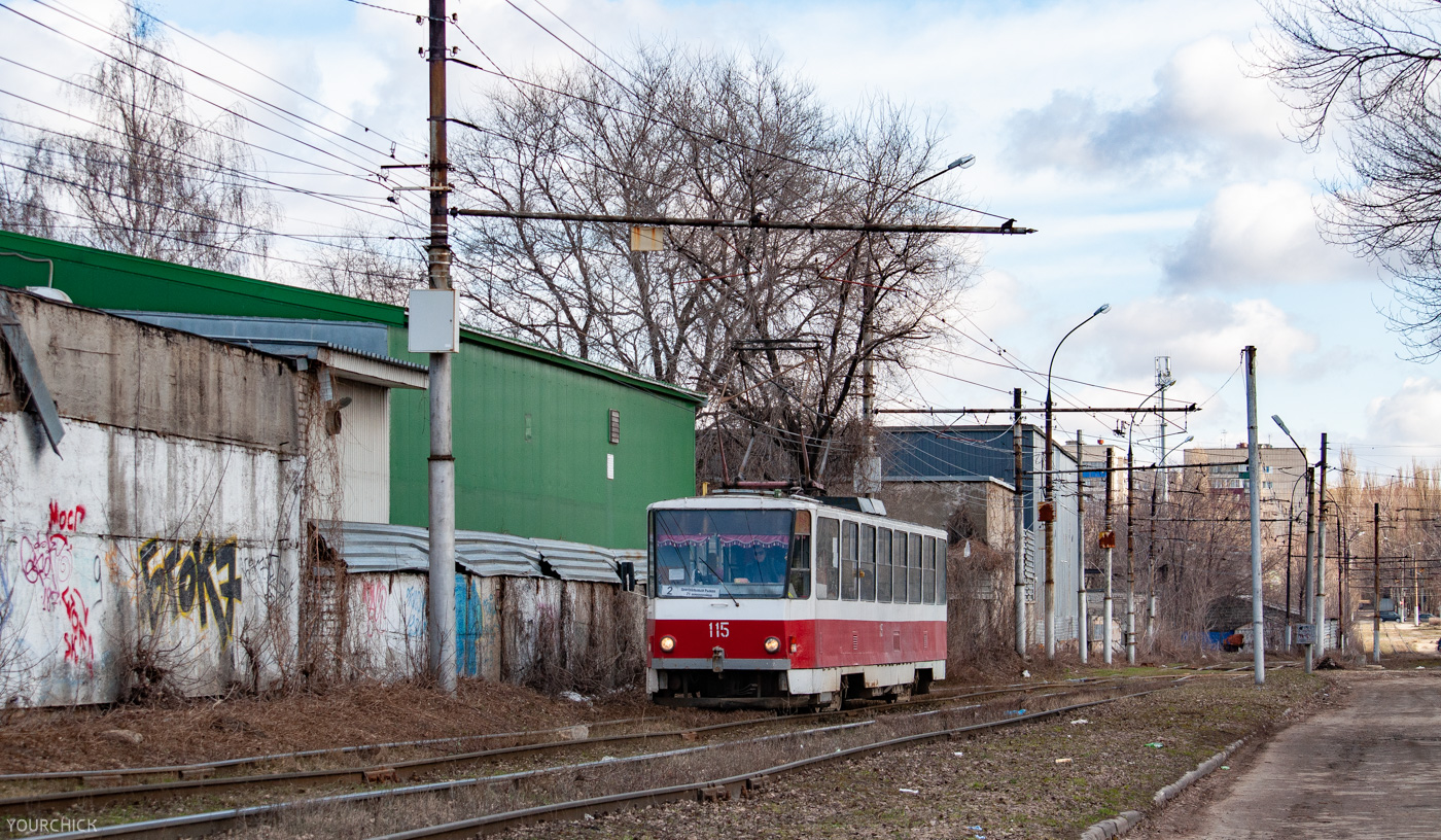 Липецк, Tatra T6B5SU № 115