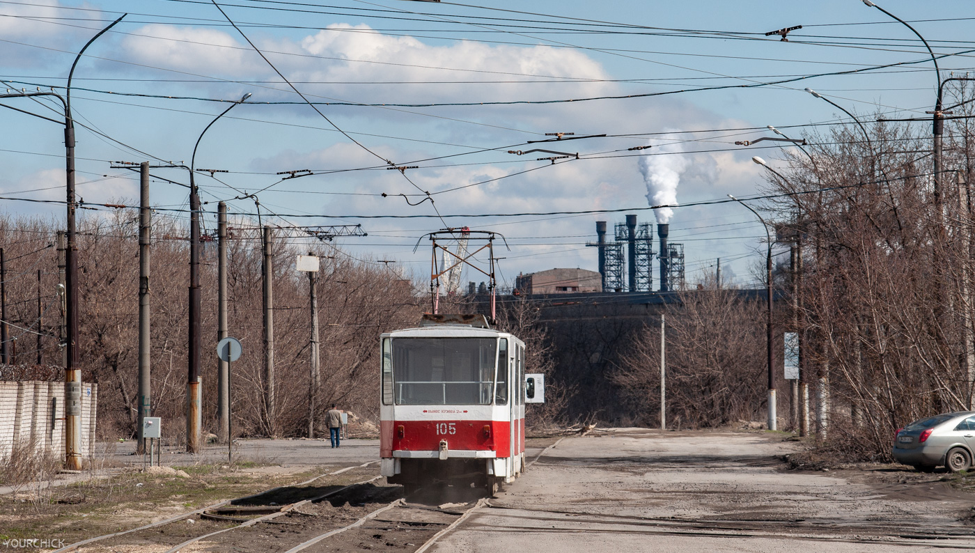 Липецк, Tatra T6B5SU № 105
