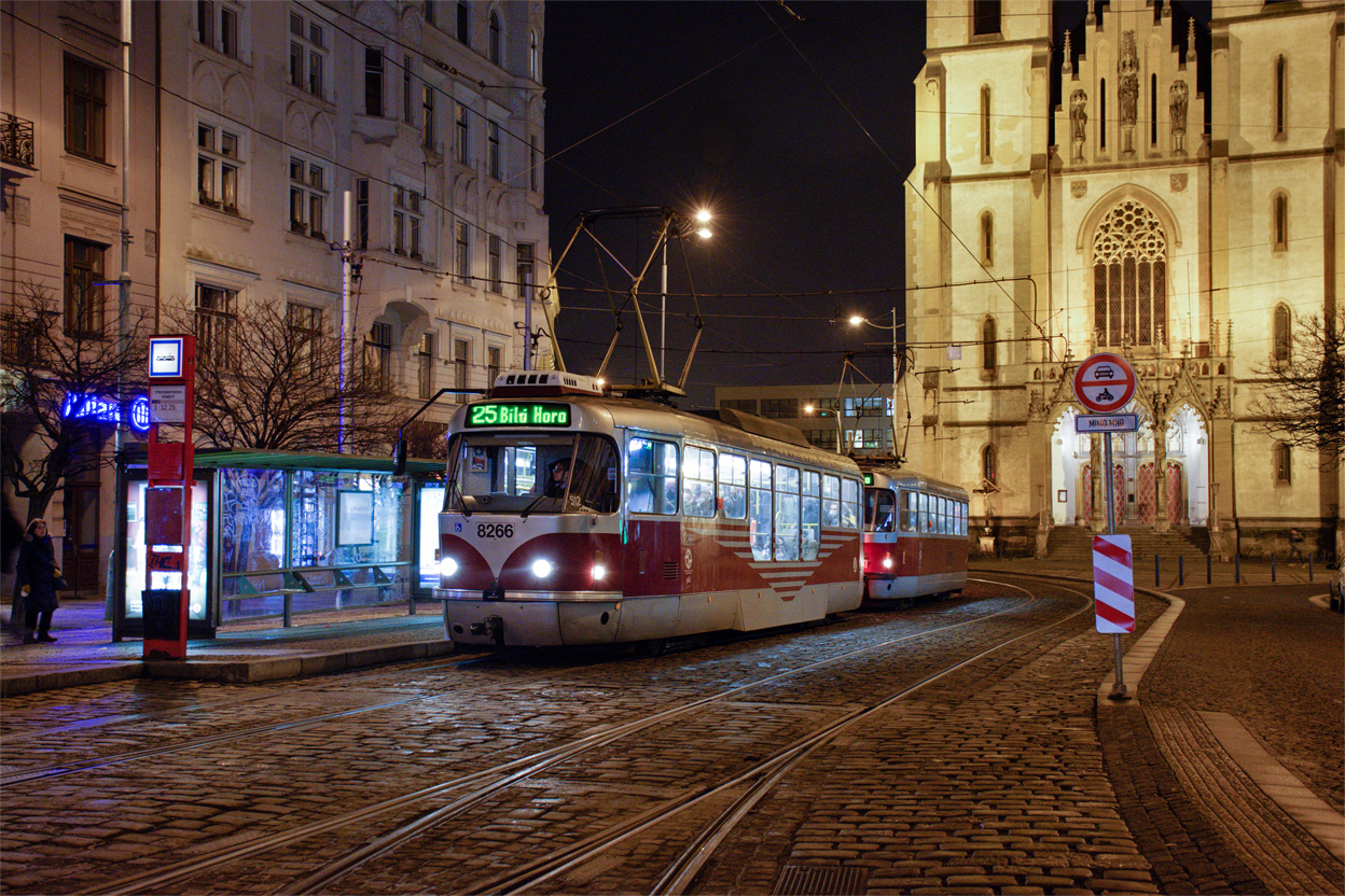 Прага, Tatra T3R.PLF № 8266