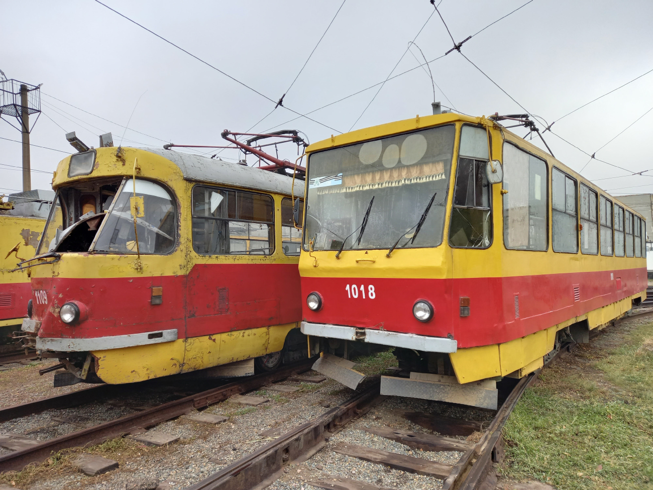 Барнаул, Tatra T6B5SU № 1018; Барнаул, Tatra T3SU № 1109