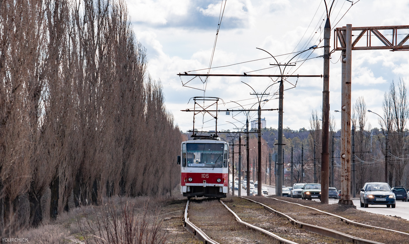 Липецк, Tatra T6B5SU № 105