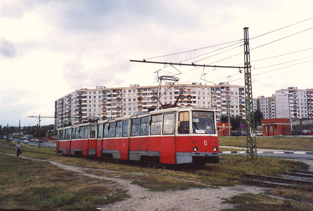 Старый Оскол, 71-605 (КТМ-5М3) № 6; Старый Оскол — Исторические фотографии [1976-2003]