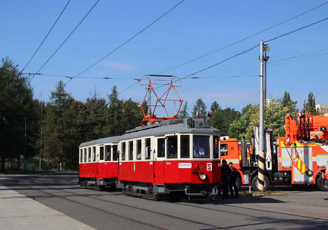 Ostrawa, Vítkovice 2-axle motor car Nr 94; Ostrawa — Ostrava public transport workers' day 2021