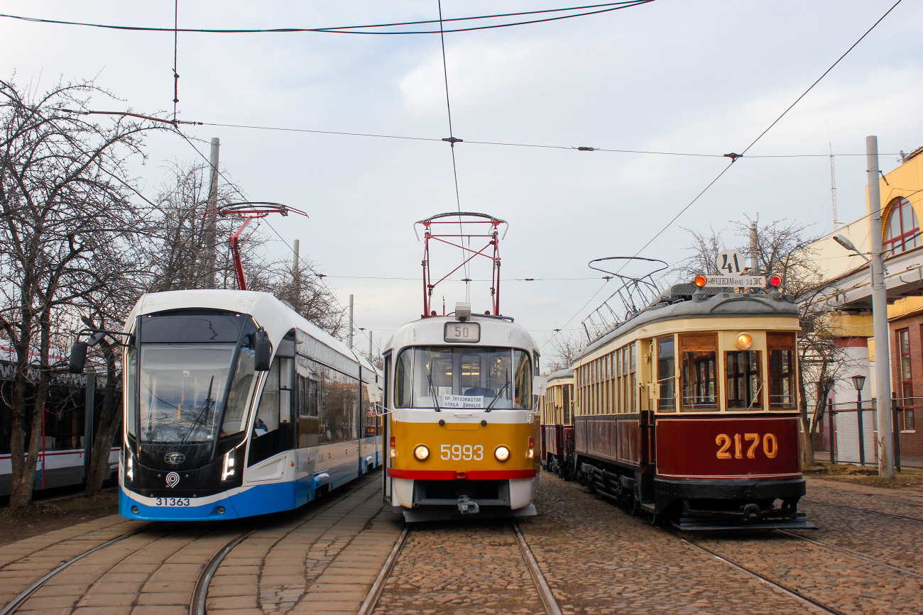 Москва, Tatra T3SU № 5993; Москва, КМ № 2170