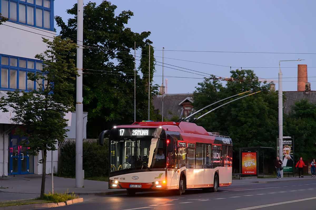 Вильнюс, Solaris Trollino IV 12 Škoda № 1730