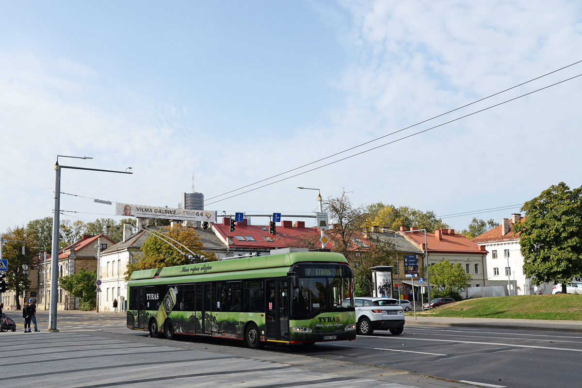 Вильнюс, Solaris Trollino II 15 AC № 2687; Вильнюс — Временные плановые изменения движения