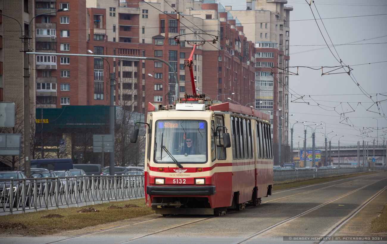 Санкт-Петербург, ЛВС-86М2 № 5132 Санкт-Петербург, ЛВС-86М2 № 5132