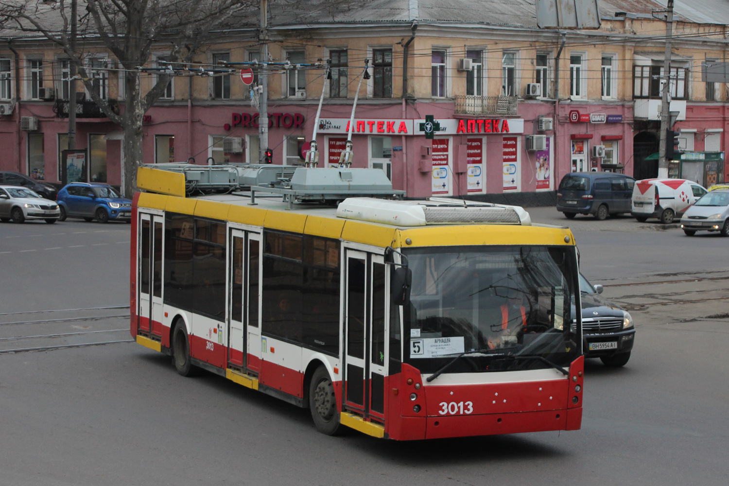 Одесса, Тролза-5265.00 «Мегаполис» № 3013