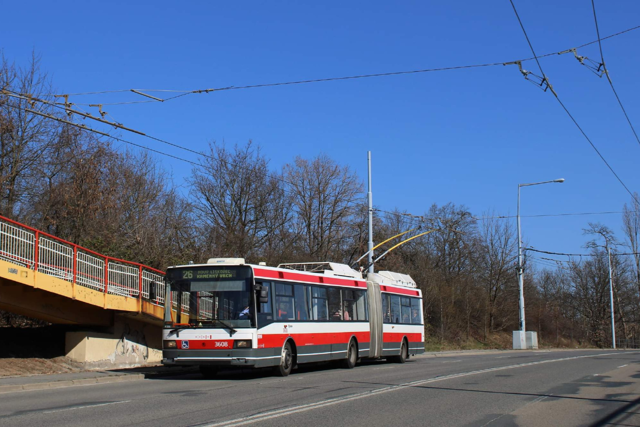 Брно, Škoda 22Tr № 3608