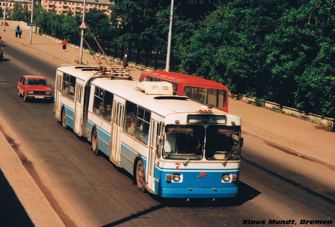 Тверь, ЗиУ-683Б [Б00] № 7; Тверь — Тверской троллейбус в 1990-е гг.