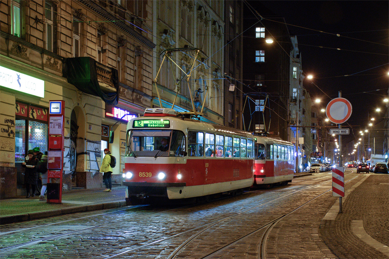 Prague, Tatra T3R.P Br. 8539