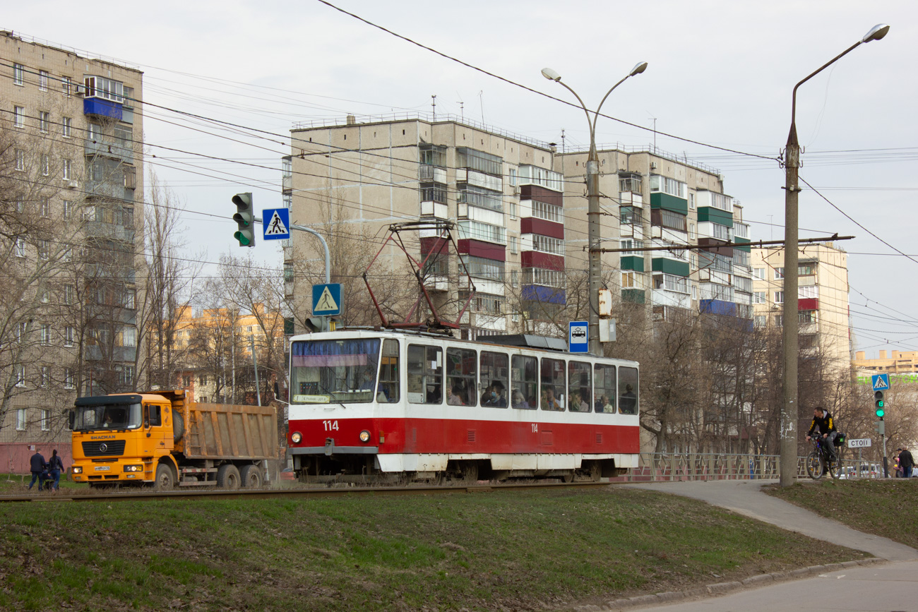 Липецк, Tatra T6B5SU № 114