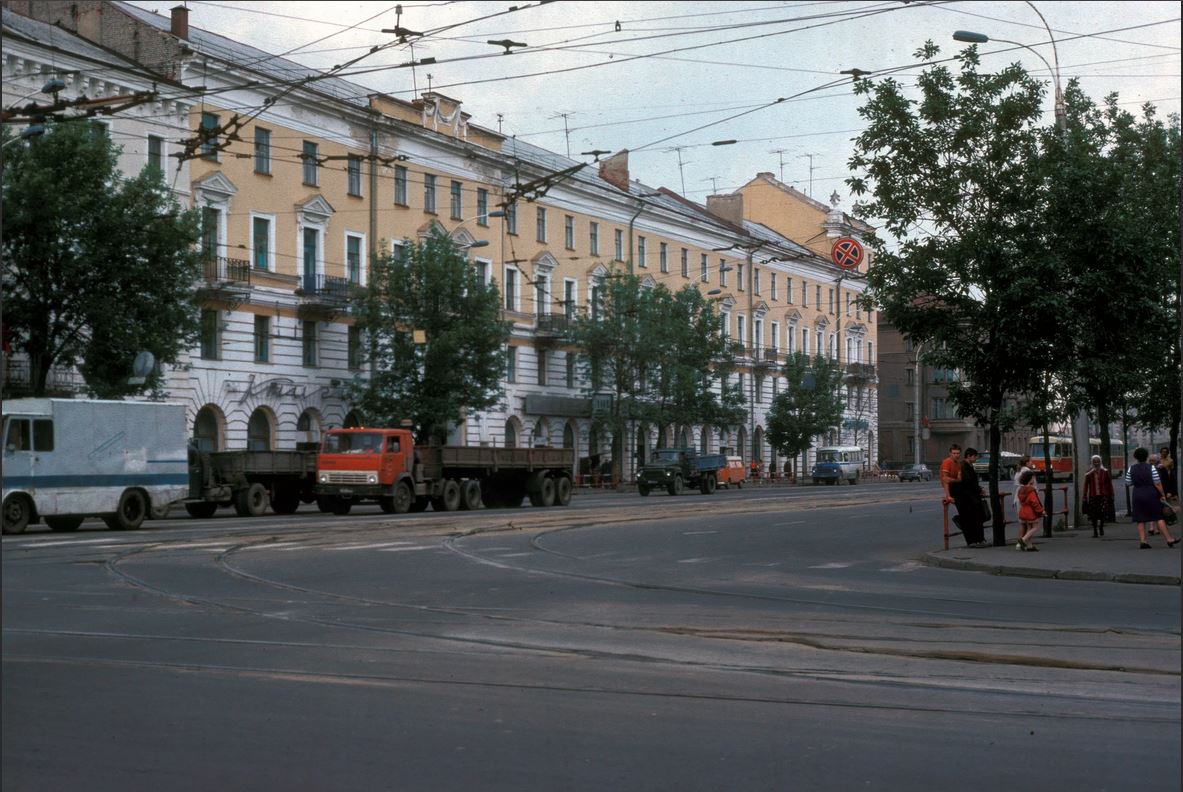 Тверь — Старые фотографии (1917—1991); Тверь — Трамвайная и троллейбусная контактная сеть и инфраструктура; Тверь — Трамвайные линии: Центральный район