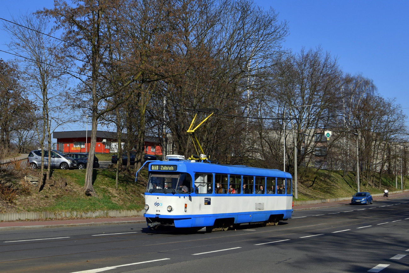 Острава, Tatra T3R.P № 919