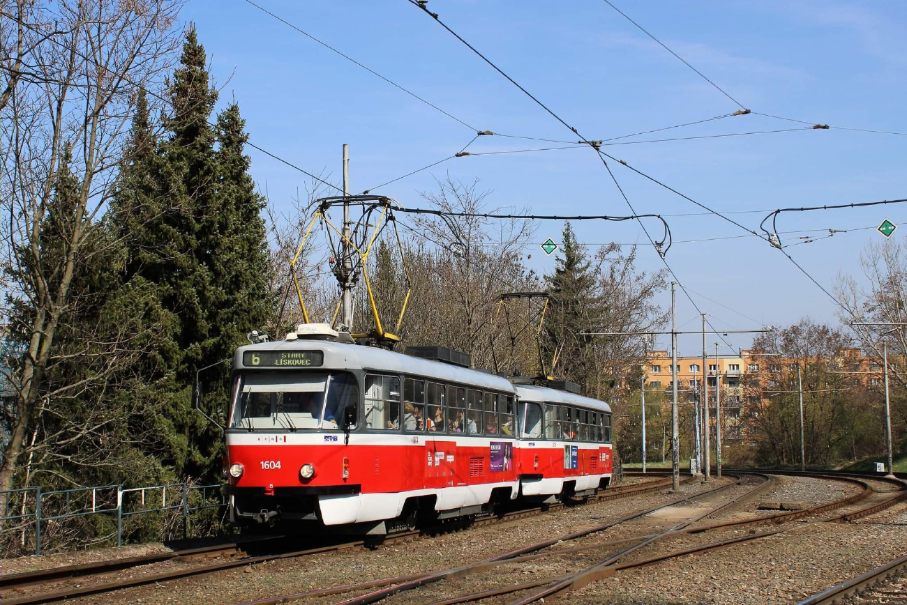 Брно, Tatra T3G № 1604