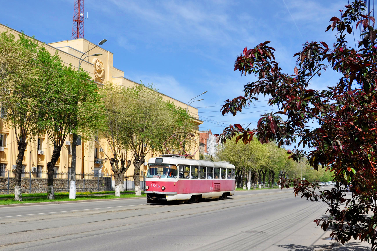Волгоград, Tatra T3SU (двухдверная) № 2596