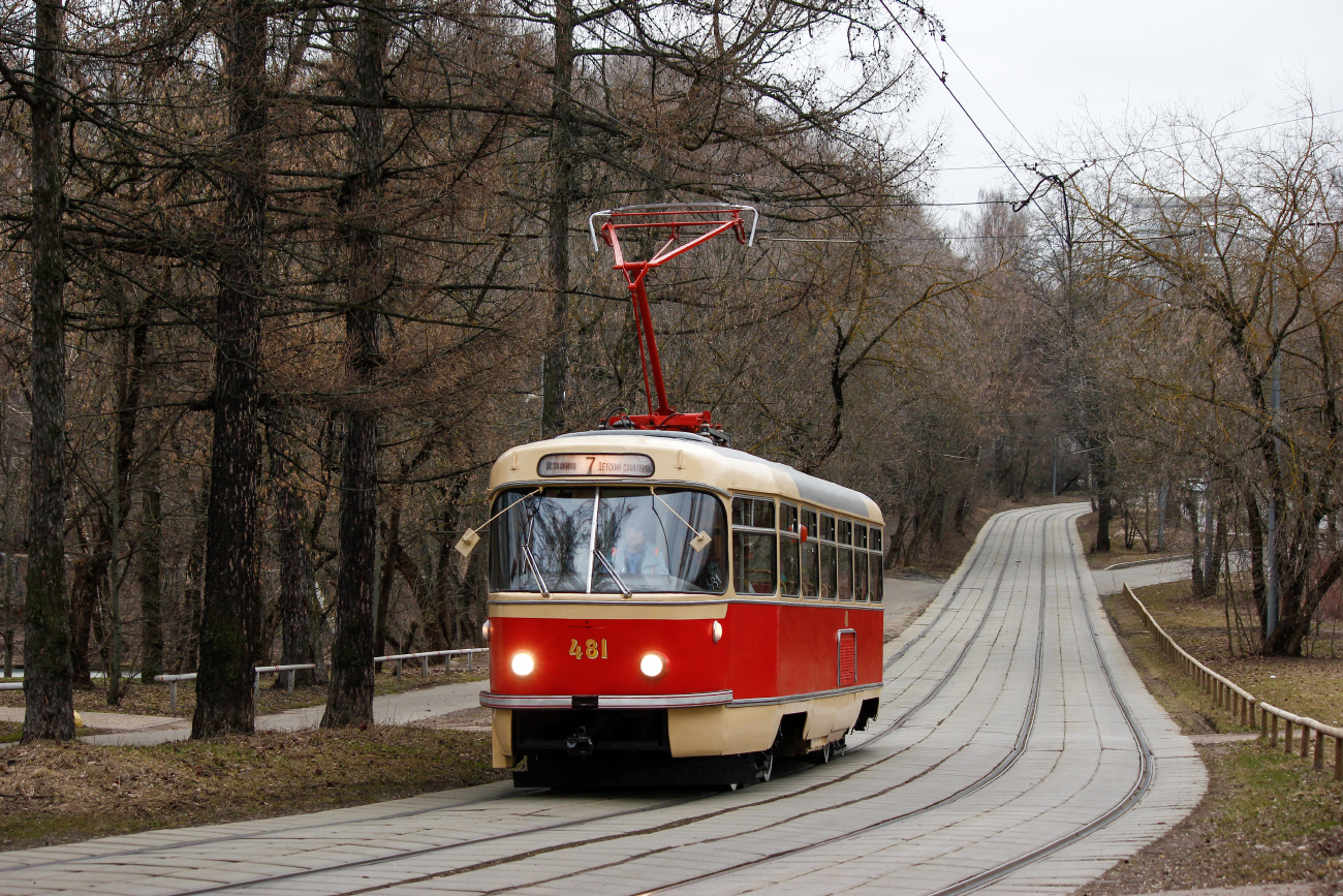 Москва, Tatra T3SU (двухдверная) № 481