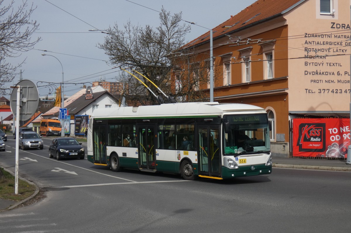Пльзень, Škoda 24Tr Irisbus Citelis № 514