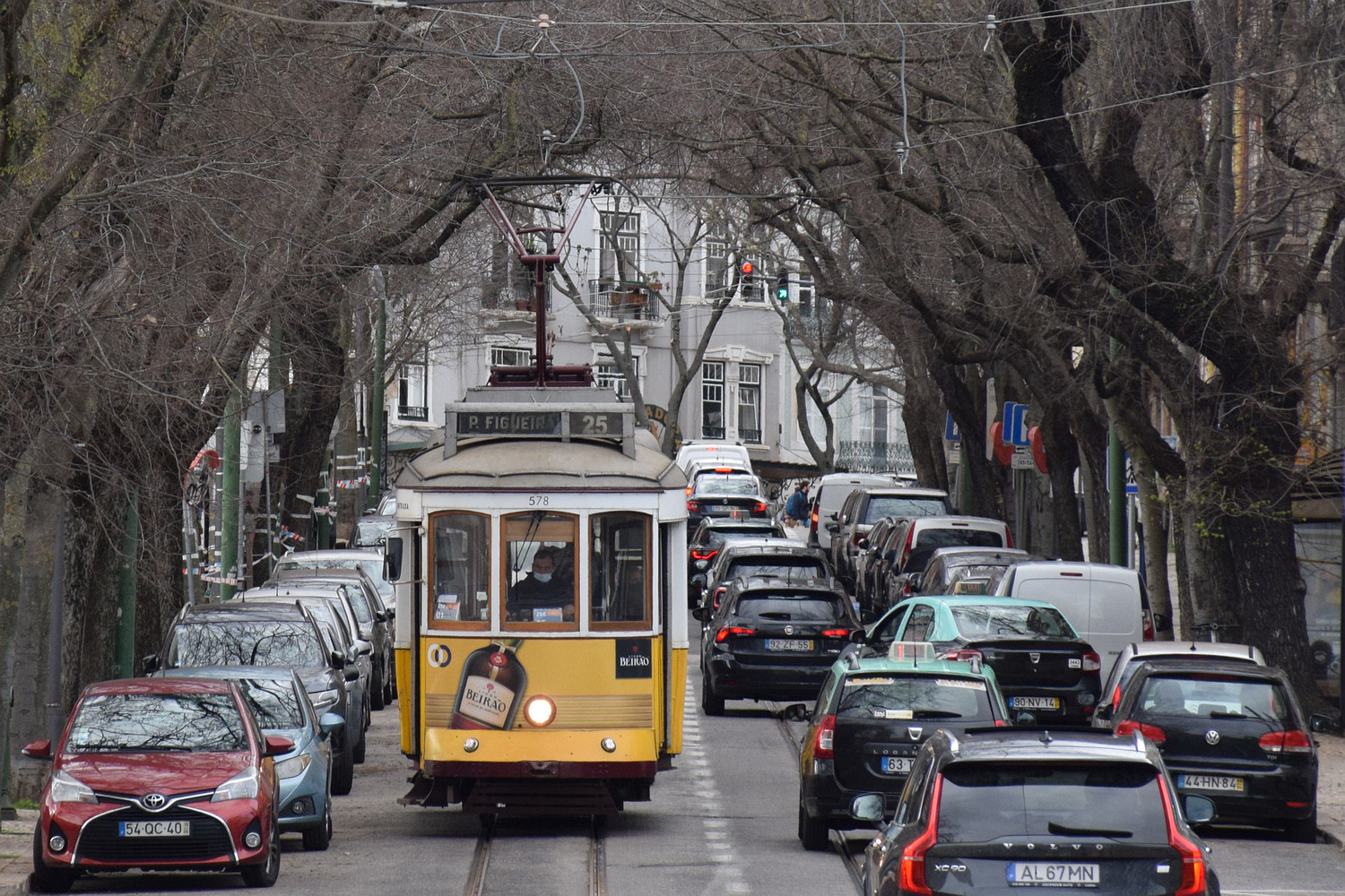 Agglomération de Lisbonne, Carris 2-axle motorcar (Remodelado) N°. 578