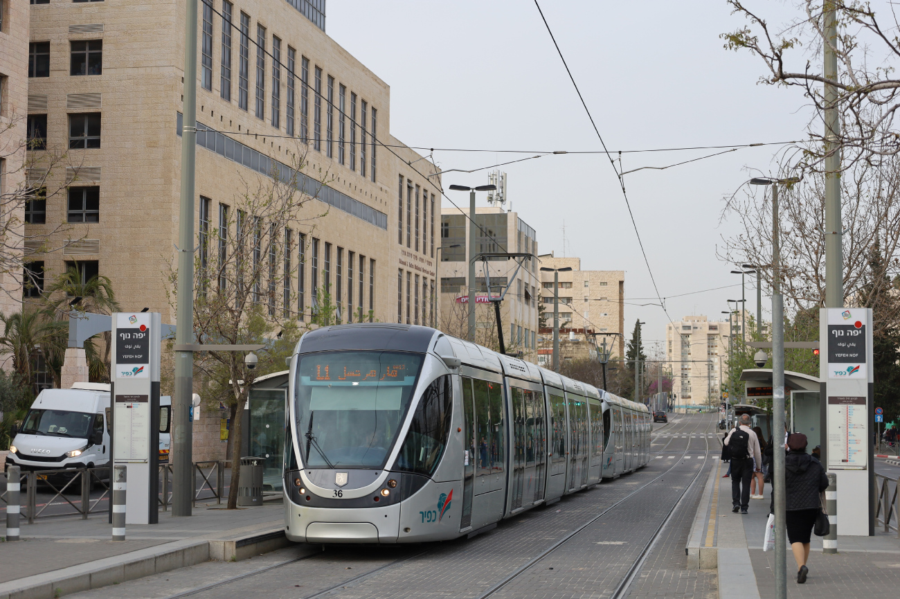 Иерусалим, Alstom Citadis 302 № 36