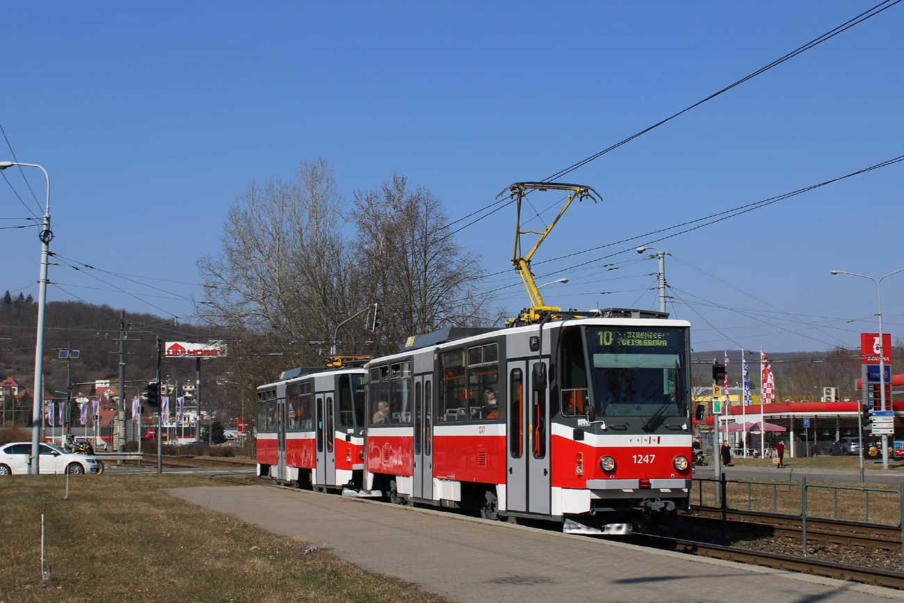 Брно, Tatra T6A5 № 1247