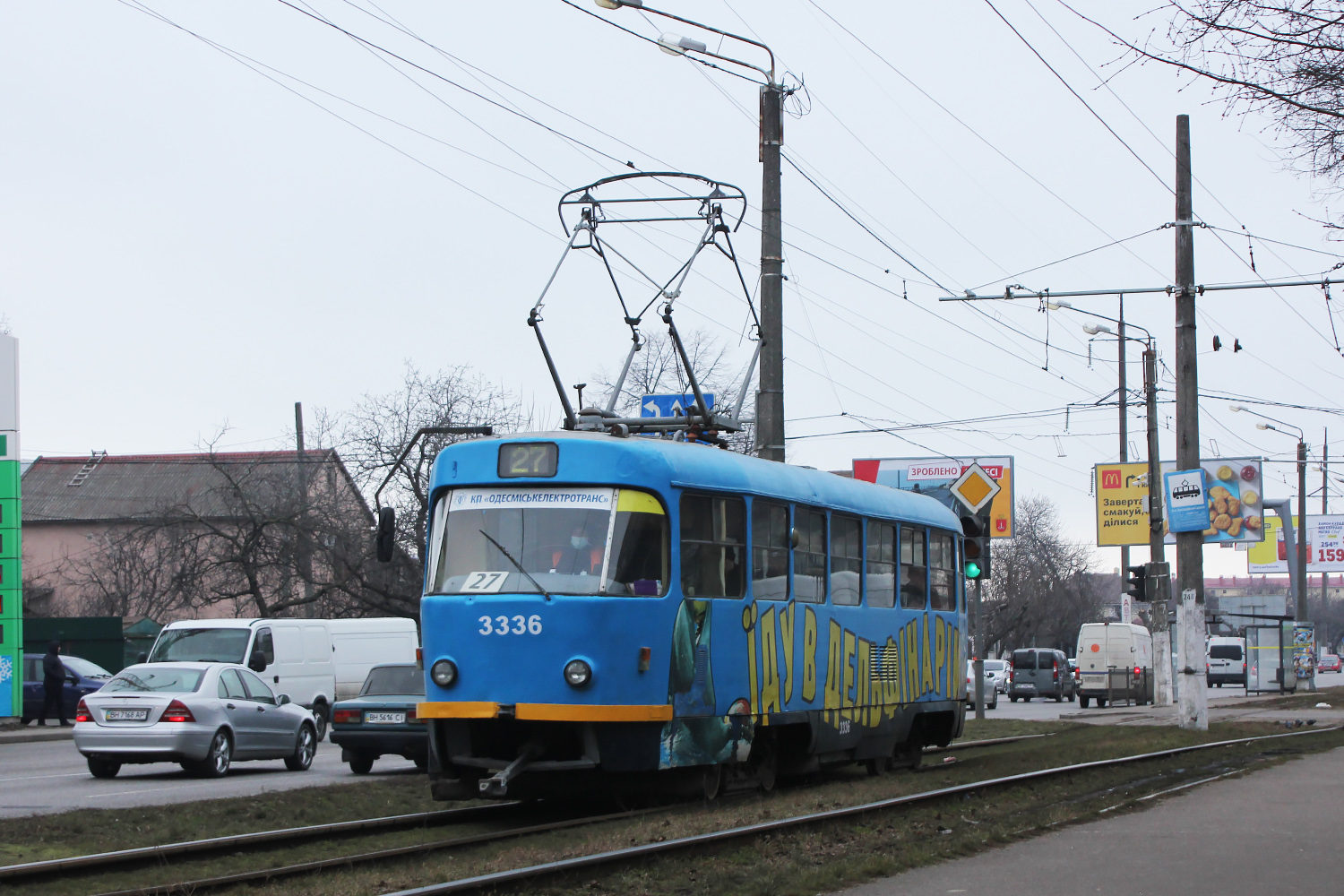 Одесса, Tatra T3R.P № 3336