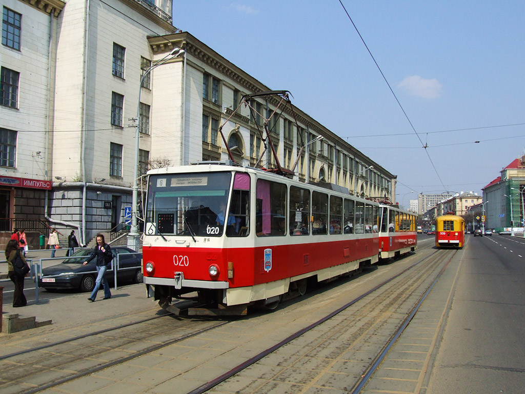 Минск, Tatra T6B5SU № 020