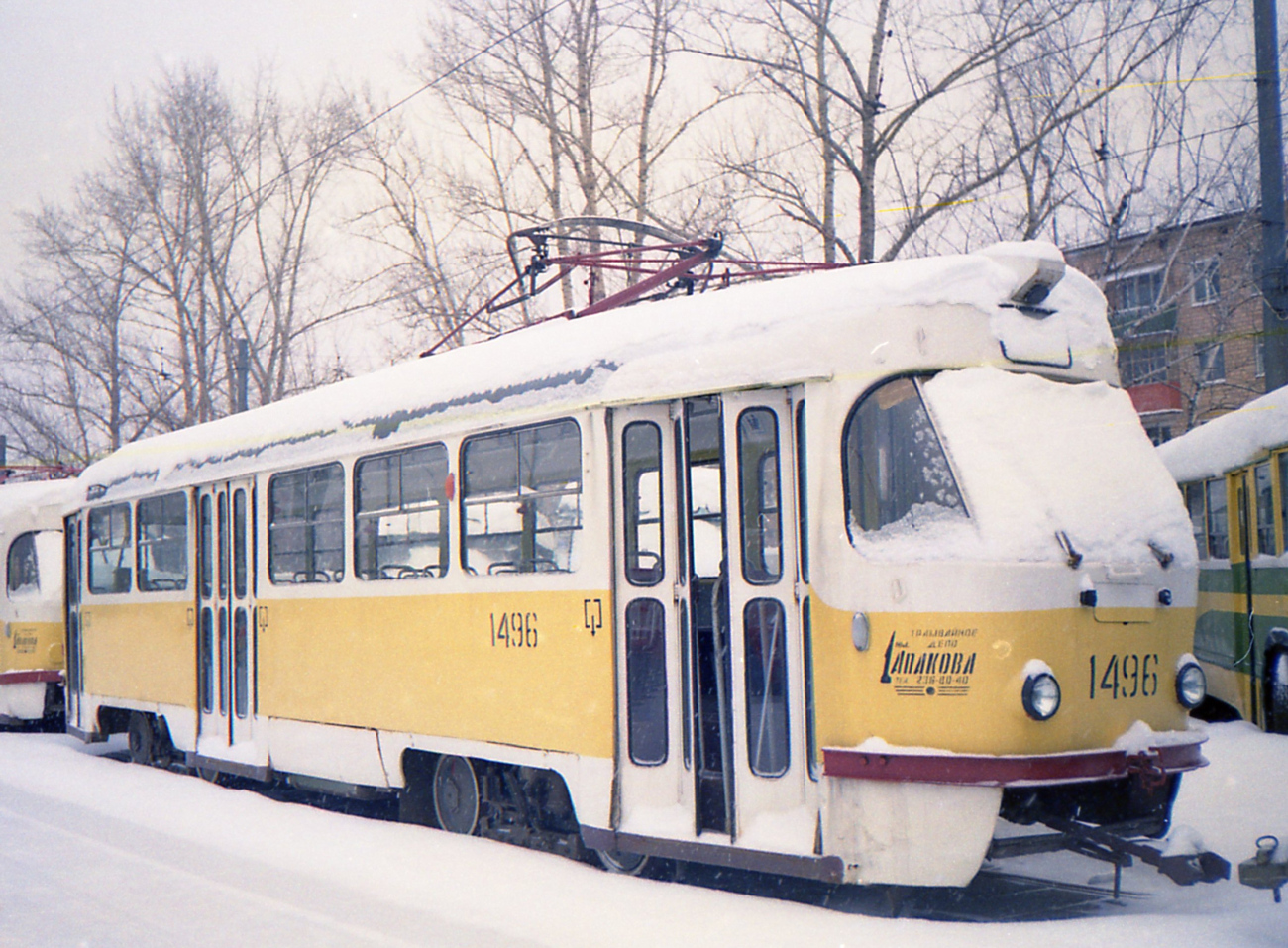Москва, Tatra T3SU № 2496