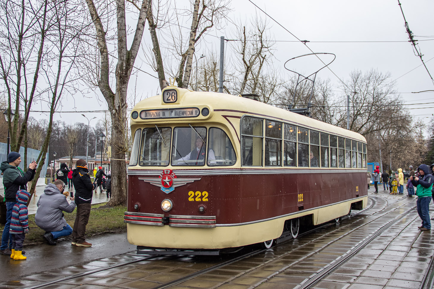 Москва, РВЗ-6 № 222; Москва — Парад к 123-летию трамвая 16 апреля 2022