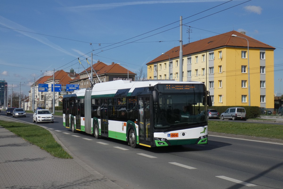 Plzeň, Škoda 27Tr Solaris IV № 604