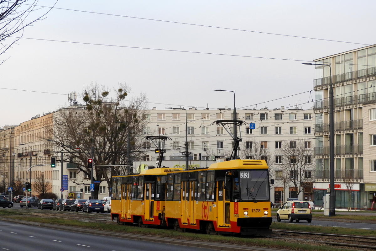 Варшава, Konstal 105Na № 1378